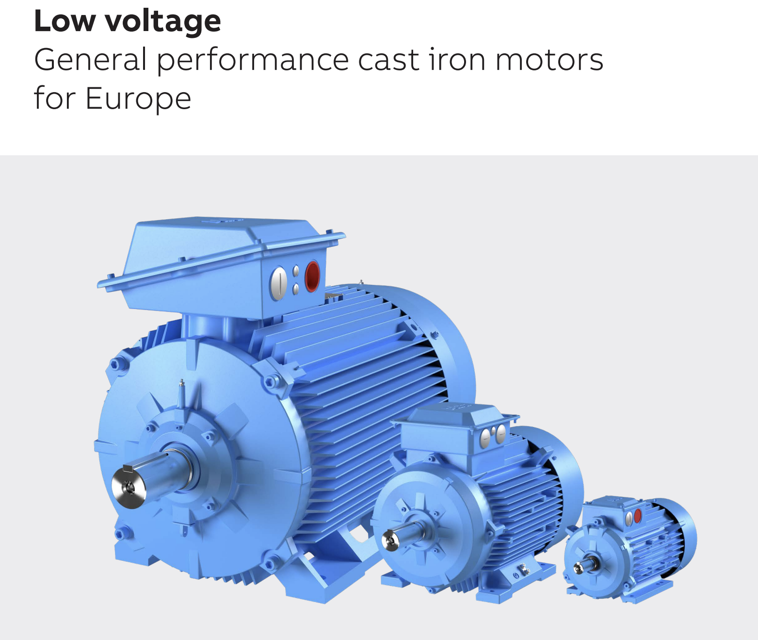 ABB IEC low voltage industrial motors