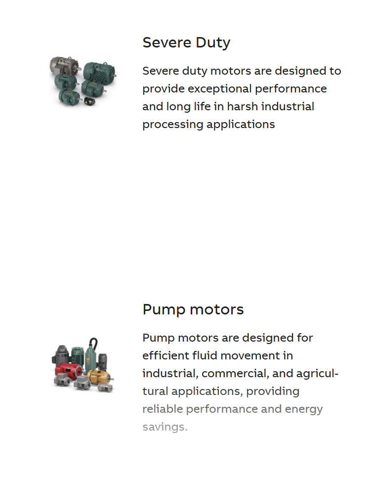Baldor-Reliance NEMA Industrial Motor - WeDrive Power Transmission