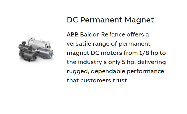 Baldor-Reliance NEMA Industrial Motor - WeDrive Power Transmission