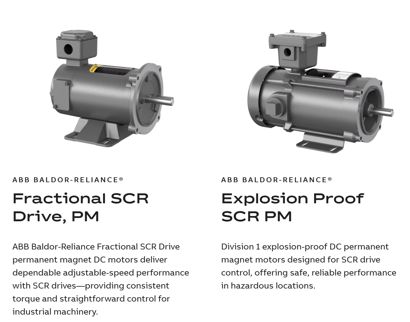 Baldor-Reliance NEMA Industrial Motor - WeDrive Power Transmission