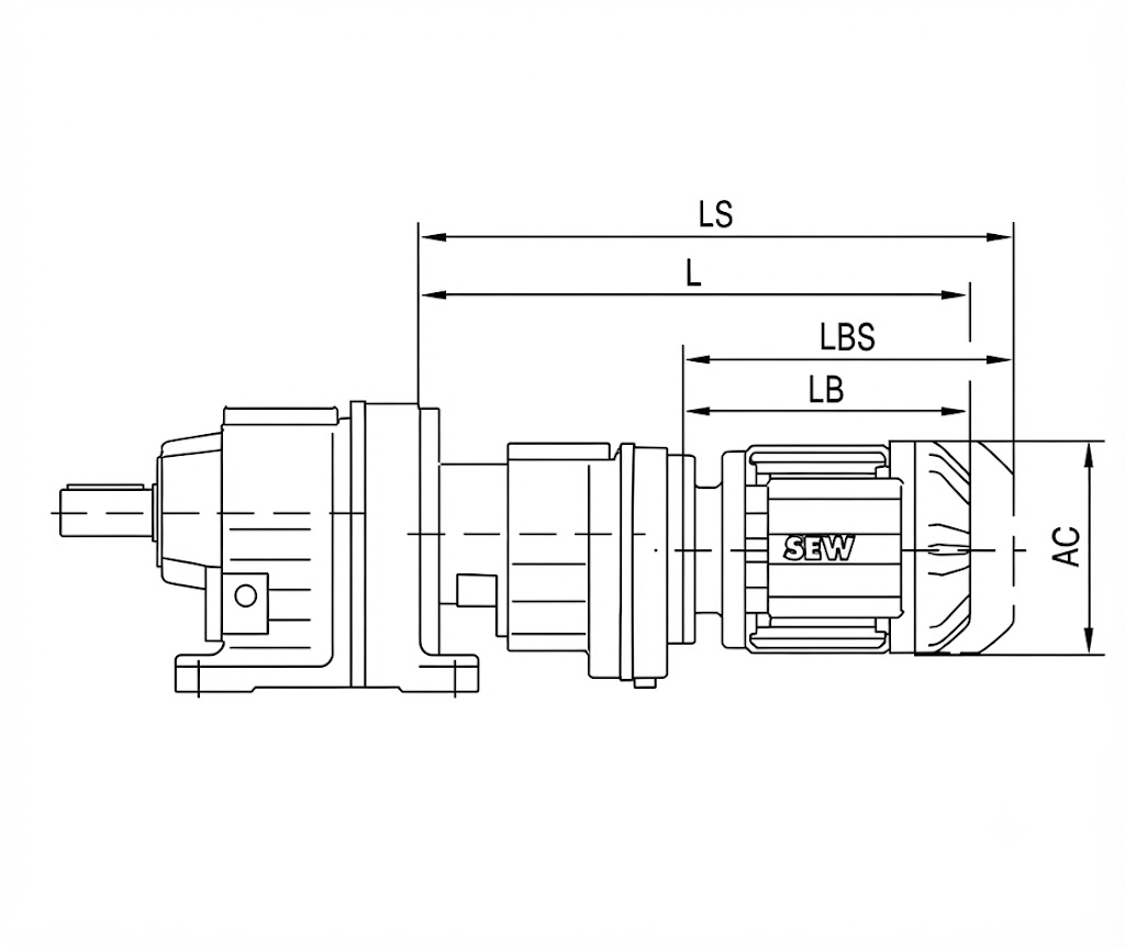 SEW INDUSTRIAL GEARMOTOR