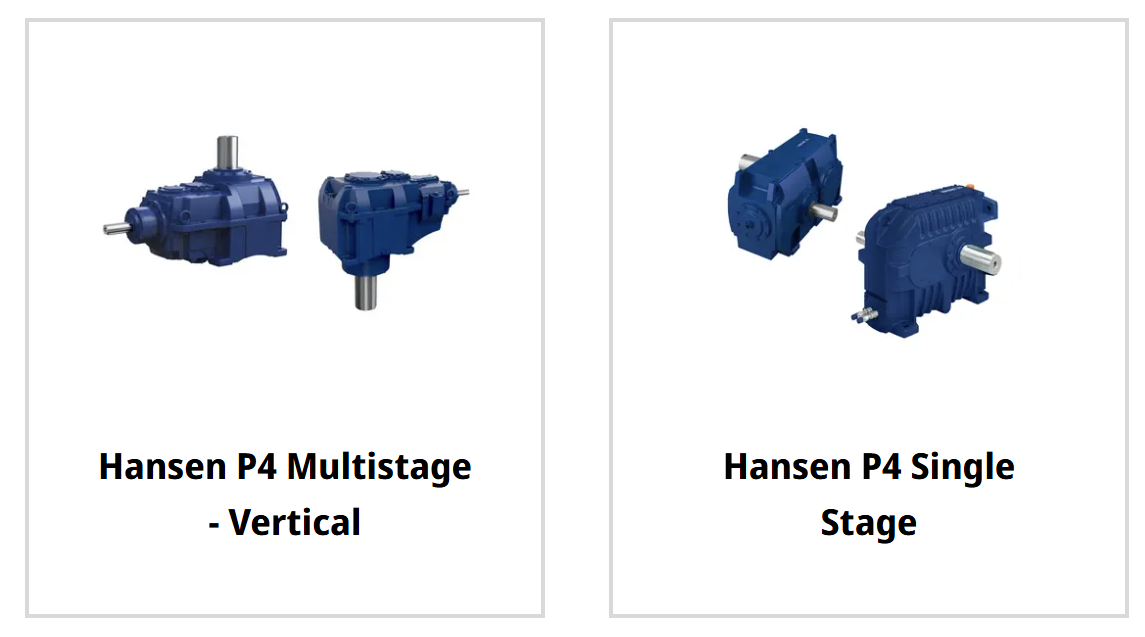 HANSEN INDUSTRIAL GEARBOXES P4 Vertical Reducers and UniMiner Drives