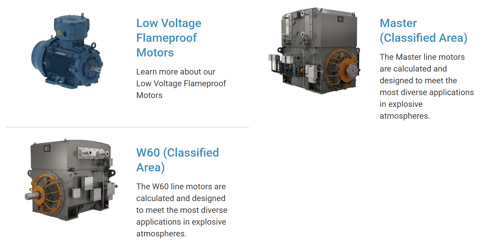 WEG Mining and Heavy Duty Crusher Duty Motors